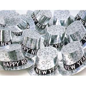  New Years Silver Top Hats