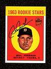 BILL FREEHAN autograph 1974 TOPPS signed card TIGERS  