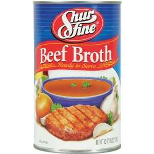 Shurfine Beef Broth   24 Pack  Grocery & Gourmet Food