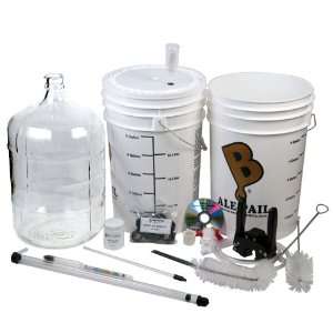  Home Brewing Equipment Kit with Carboy & Instructional Beer 