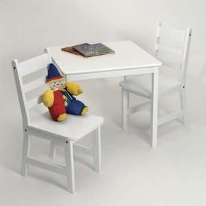  Lipper International 514 X Square Kids Table and Chair 