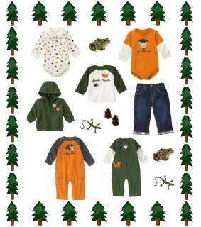   Forest Rascals Jeans Shirts Hoodie Romper Fox Porcupine U Pick New