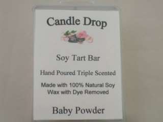 Baby Powder Candle Soy Tart Bar Breakaway Melts  