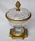 MAGNIFICENT 1900S DORE BRONZE BACCARAT CENTER PIECE items in 