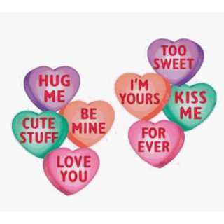  Beistle   77748   Candy Heart Cutouts   Pack of 24 