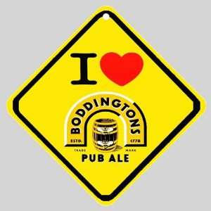  Boddingtons English Pub Ale Beer Logo Car Window Sign 