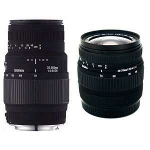  Sigma 28 70mm & 70 300mm AF Lens Set For Canon EOS 50D 