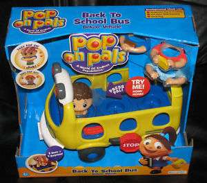 Pop On Pals Back to School Deluxe Bus  NEW  