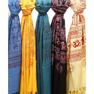  Lot of Five Prayer Shawls   Pure Cotton 