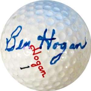  Ben Hogan Autographed Hogan Golf Ball (James Spence 