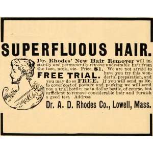   Neck Hair Removal Lowell MA Price   Original Print Ad