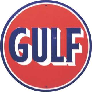 Gulf Oil Logo Rec Room Garage Man Cave Bar Metal Sign  
