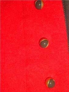   Leifsdottir Colonel Cardigan Sweater Tomato Red Small S 4  