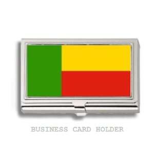  Benin Flag Business Card Holder Case 