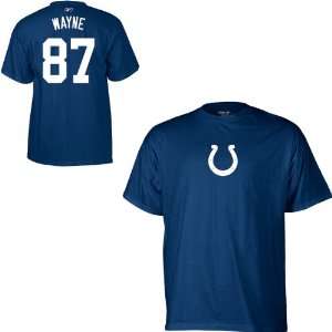   Colts Reggie Wayne Name & Number T Shirt Small