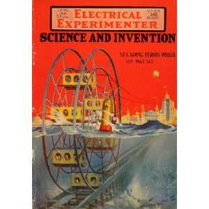  1920 Cover Science Invention Underwater Ferris Wheel 