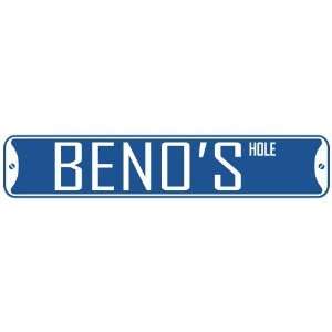   BENO HOLE  STREET SIGN