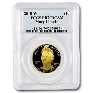   oz Proof Gold Mary Todd Lincoln PR 70 PCGS DCAM Toys & Games