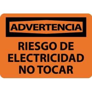  SIGNS RIESGO DE ELECTRICIDAD NO TOCAR