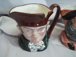 Lot 6 Large Assorted Royal Doulton Toby Mugs  