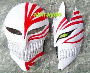Pair 2 Bleach Ichigo Bankai Cosplay Full Hollow Mask ~ 