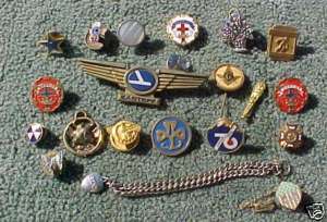 21 pc Collection Stick Pins Masonic  Baptist  Elsie ect  