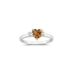   Cts Citrine Classic Three Stone Ring in 18K White Gold 10.0 Jewelry