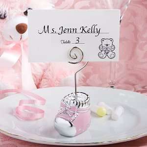 Pink Baby Bootie Place Card Holders Health & Personal 