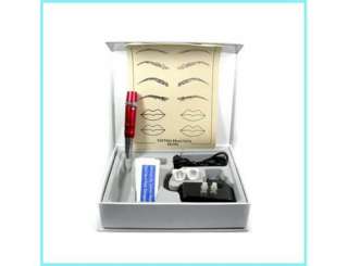 Permanent Makeup Red Pen Power Needle Tip Kit With Case HOTSALE WT 7 