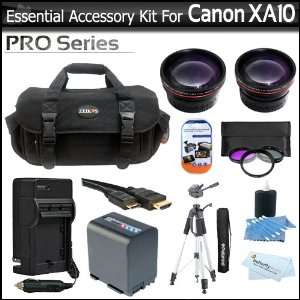  Essential Accessory Kit For Canon XA10 Professional Camcorder 