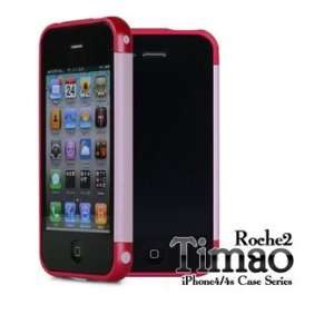  ROCHE2 TIMAO BUMPER CASE for iPhone4/4S SHRIMP PINK/LIGHT 