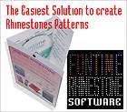 Brand new Rhinestone Software   CUT TEMPLATE with your Silhouette 