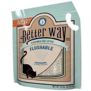  Better Way Flushable Cat Litter   12 lb