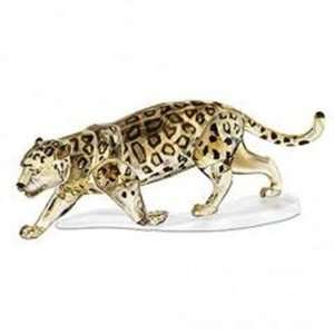  Swarovski Crystal Figurine #1096796, Jaguar Crystal Golden 