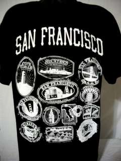   GIANTS 49ers Tourist Landmark Bay Area T shirt Mens Womens S XL  