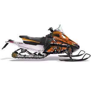   Cat F Series Snowmobile Sled Graphic Kit Reaper   Or Automotive