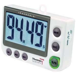 Thomas 5013 Traceable Flash LED Alert Big Digit Alarm Timer, 0.01 