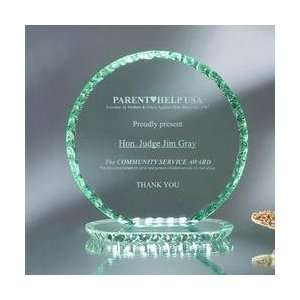  CRYSTAL A358    Marino Jade Glass Award
