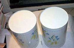 Tall & Round National Can Company Tin Canisters FreeShp  
