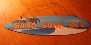   SURFING SIGN Surfer Tropical Beach Tiki Bar Home Decor  