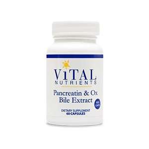   Vital Nutrients Pancreatin & Ox Bile
