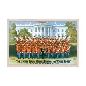   States Marine Band at the White House 20x30 poster