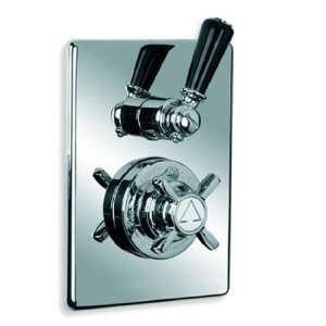 Lefroy Brooks BL8706CP Concealed Black Lever Thermostatic Mixing val