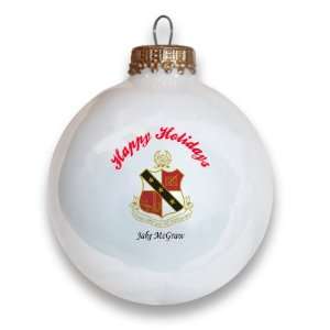  Alpha Sigma Phi Holiday Ball Ornament
