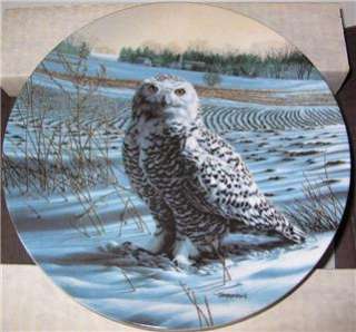 JIM BEAUDOIN PLATE THE SNOWY OWL 1ST ISSUE  