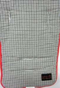 Authentic ~ New ~ Bebe Chic Reversible Stroller Liner ~ Metro Red 
