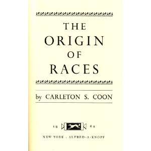  The Origin of Races 