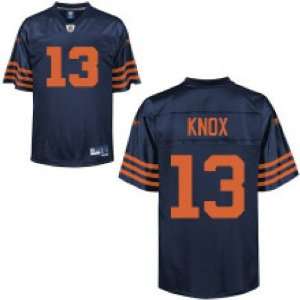 Mens Chicago Bears #13 Johnny Knox Premier Third Jersey  