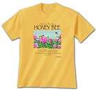 Advice From Nature T Shirt HONEY BEE Flowers Beehive Clover Bumblebee 