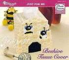 Beehive Tissue Cover plastic canvas pattern